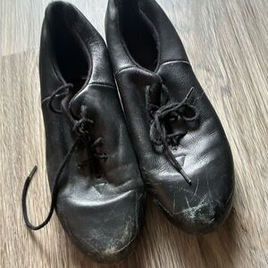Bloch tap Black Lace-Up Leather Dance Shoes